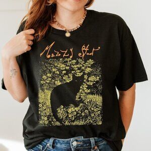 Mazzy Star Cat Graphic T-Shirt, 90s Alternative Rock Fan Tee